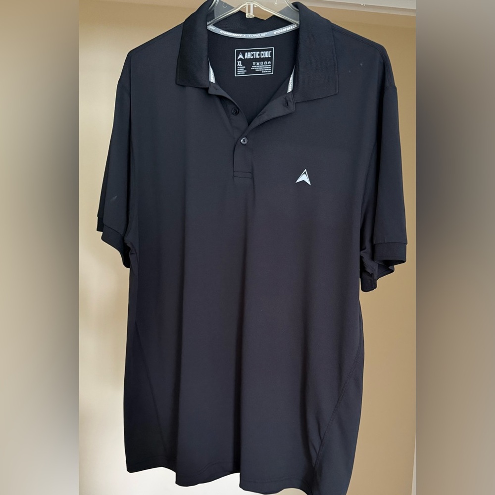 Arctic Cool Black Polo Shirt